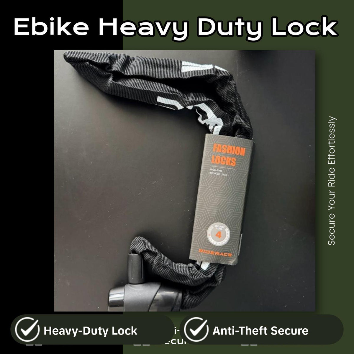 DZ Mods heavy-duty bike lock