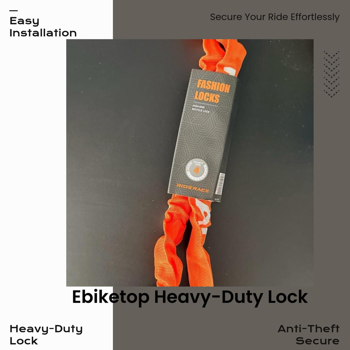 DZ Mods heavy-duty bike lock